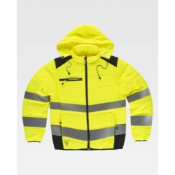 ⭐ CHAQUETA ACOLCHADA ALTA VISIBILIDAD | Azules de Vergara