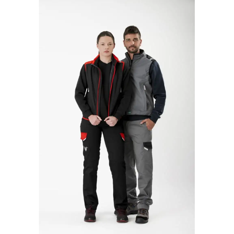 CHALECO SOFTSHELL COMBINADO