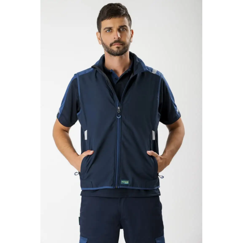 CHALECO SOFTSHELL COMBINADO