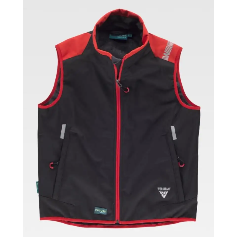 CHALECO SOFTSHELL COMBINADO