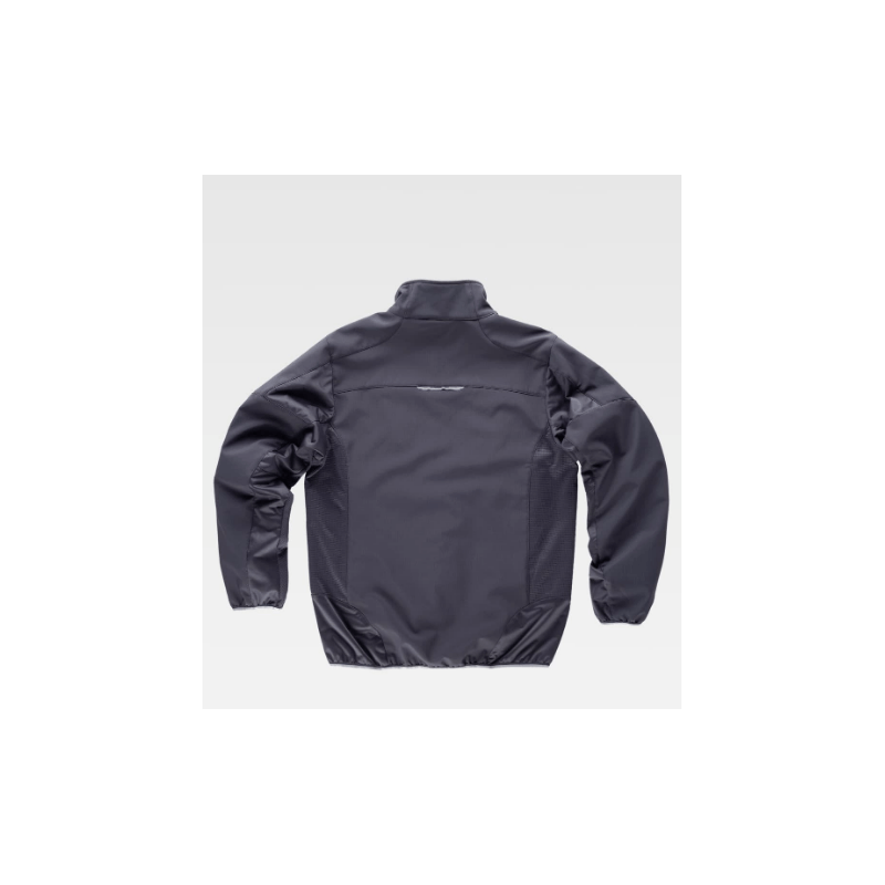 CHAQUETA WORKSHELL CON DETALLES REFLECTANTES