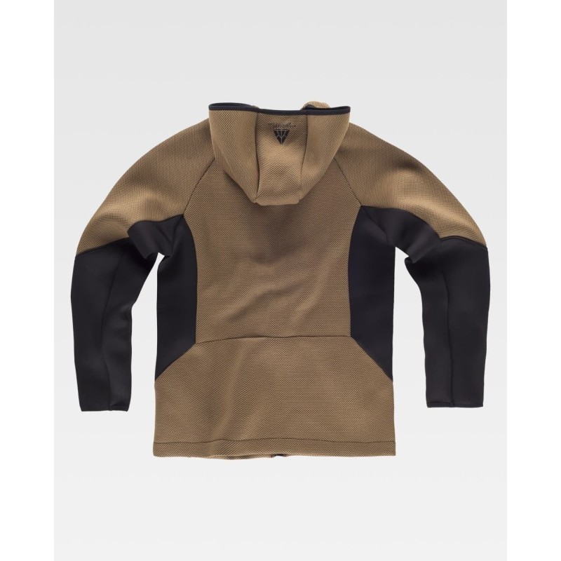 SUDADERA COMBINADA CON CAPUCHA