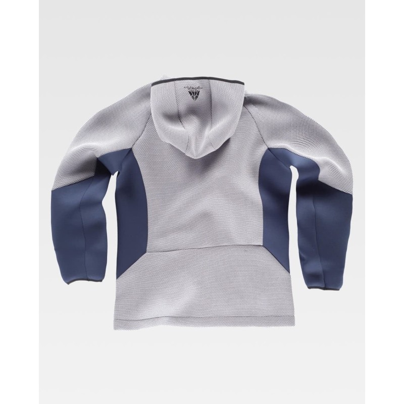 SUDADERA COMBINADA CON CAPUCHA