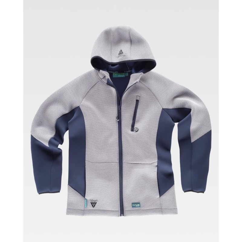 SUDADERA COMBINADA CON CAPUCHA