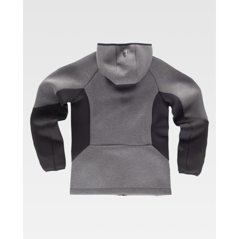 SUDADERA COMBINADA CON CAPUCHA