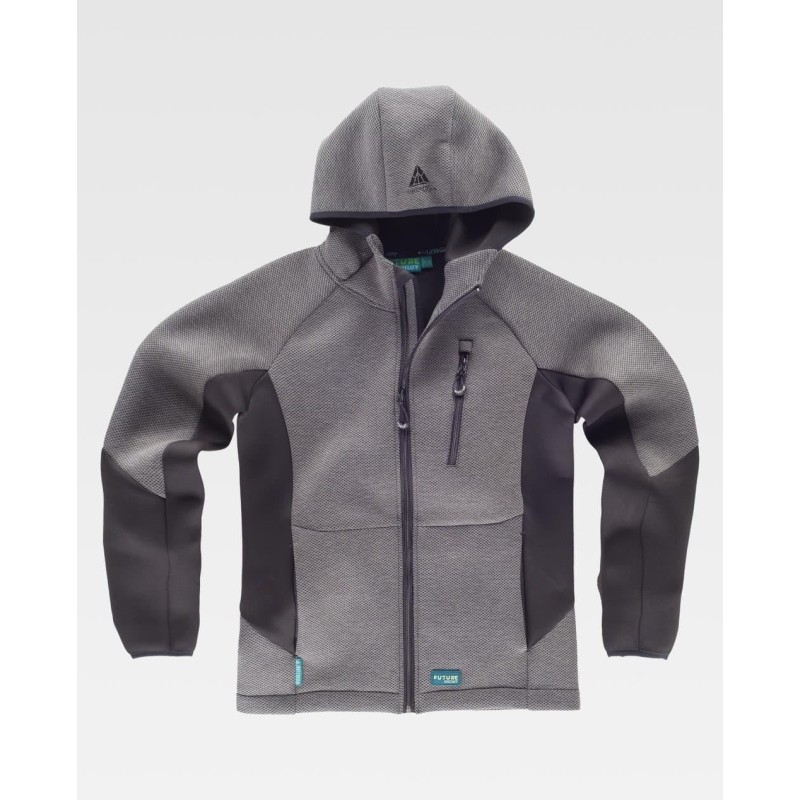 SUDADERA COMBINADA CON CAPUCHA