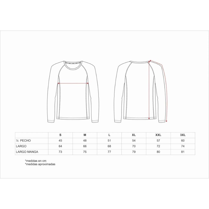 CAMISETA STRETCH MANGA RANGLAN