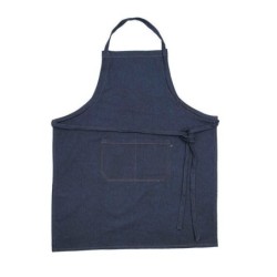 ⭐ DELANTAL VAQUERO PETO C/BOLSILLOS | Azules de Vergara