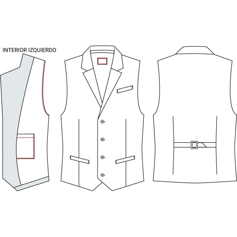 CHALECO ELEGANTE HOMBRE