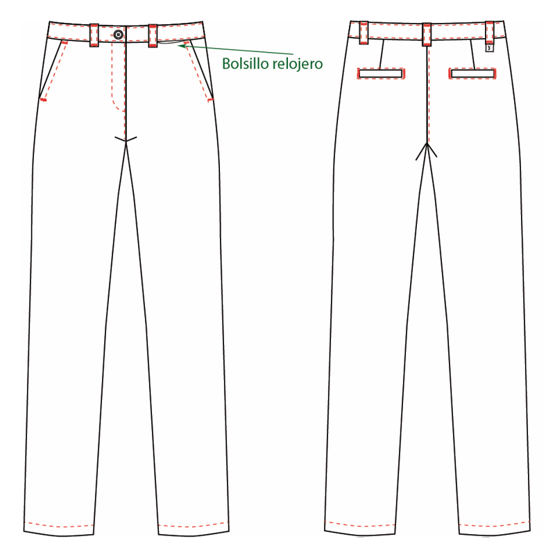 PANTALÓN CHINO MUJER CASUAL