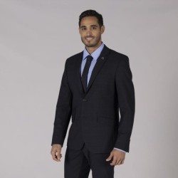 ⭐ AMERICANA FIT ELÁSTICA HOMBRE | Azules de Vergara