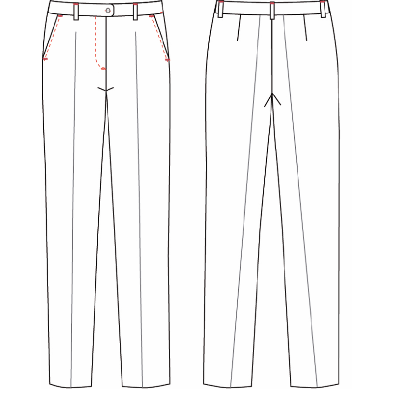 PANTALÓN MUJER SIN PINZAS ELÁSTICO