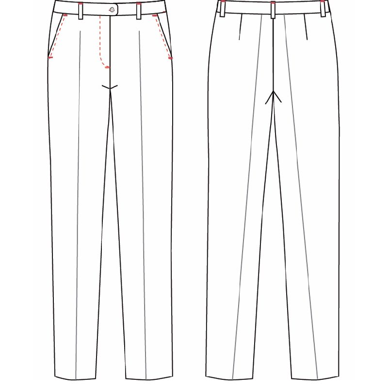 PANTALÓN DE VESTIR AJUSTADO MUJER
