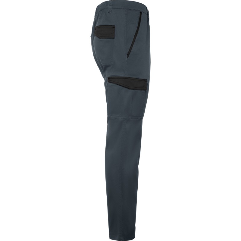 PANTALÓN MULTIBOLSILLOS ELÁSTICO COMBINADO