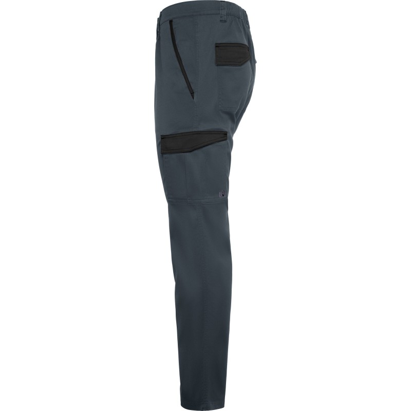PANTALÓN MULTIBOLSILLOS ELÁSTICO COMBINADO