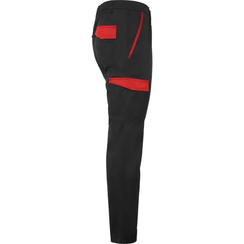 PANTALÓN MULTIBOLSILLOS ELÁSTICO COMBINADO