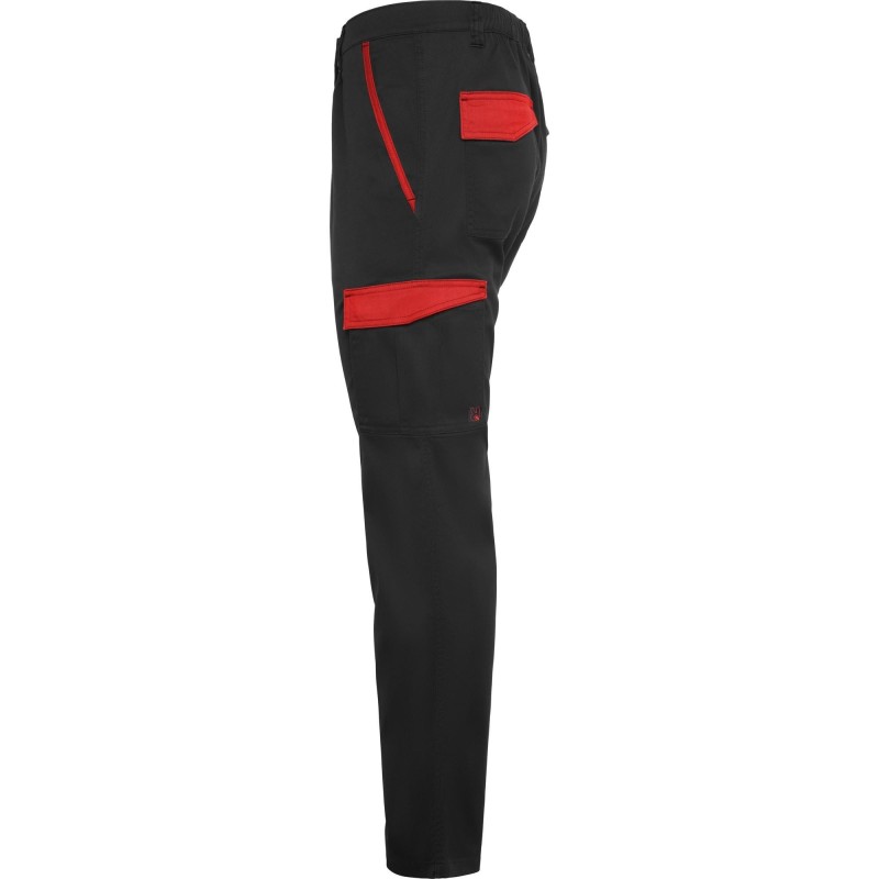 PANTALÓN MULTIBOLSILLOS ELÁSTICO COMBINADO