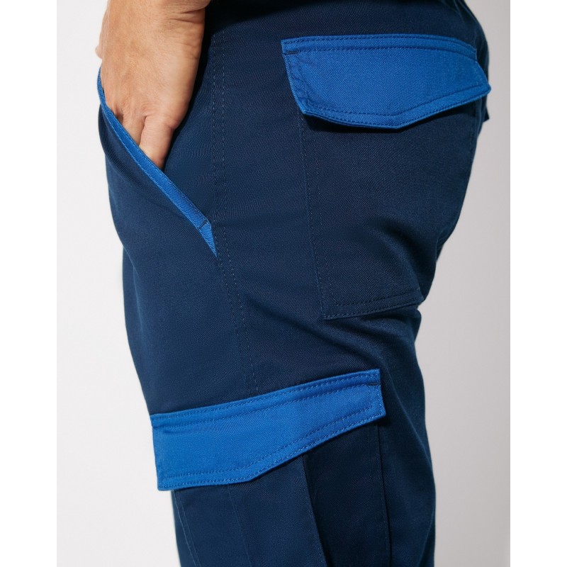 PANTALÓN MULTIBOLSILLOS ELÁSTICO COMBINADO