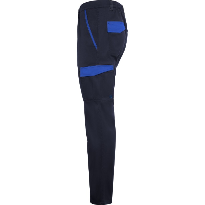 PANTALÓN MULTIBOLSILLOS ELÁSTICO COMBINADO