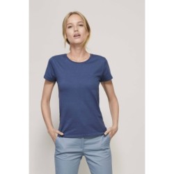 ⭐ CAMISETA CHICA ALGODÓN ECOLÓGICO | Azules de Vergara