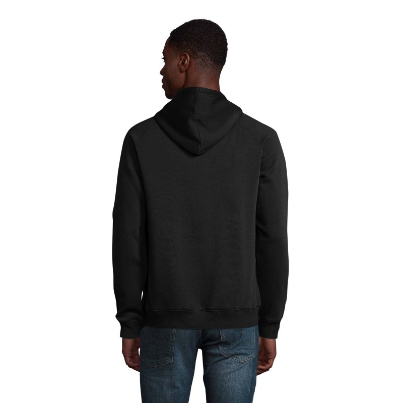 SUDADERA ECOLÓGICA UNISEX CON CAPUCHA