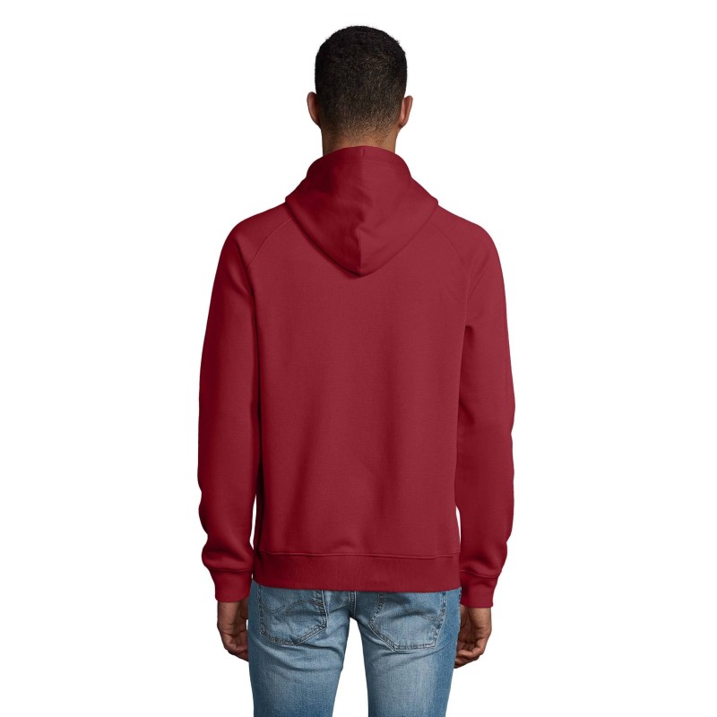 SUDADERA ECOLÓGICA UNISEX CON CAPUCHA