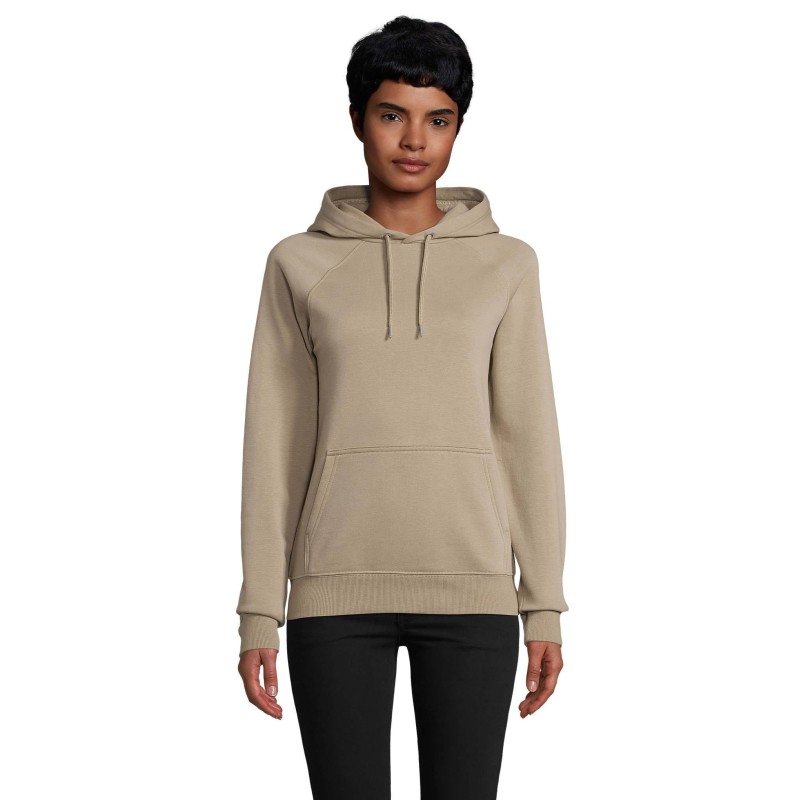 SUDADERA ECOLÓGICA UNISEX CON CAPUCHA