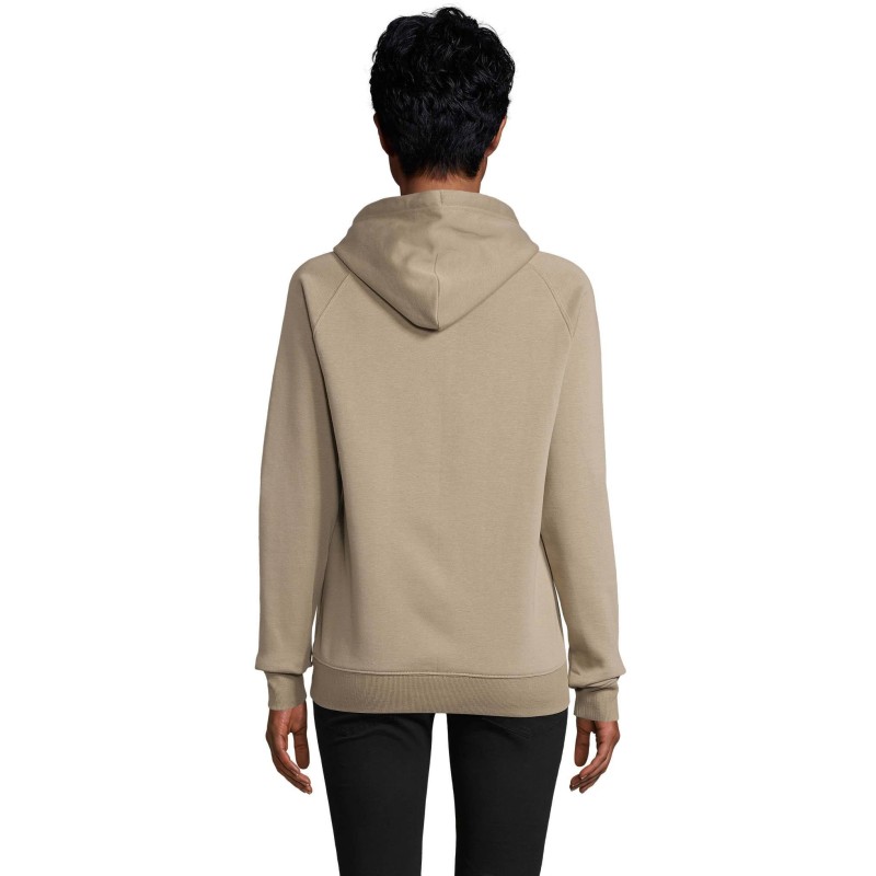 SUDADERA ECOLÓGICA UNISEX CON CAPUCHA