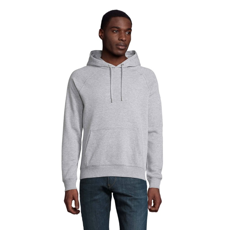 SUDADERA ECOLÓGICA UNISEX CON CAPUCHA