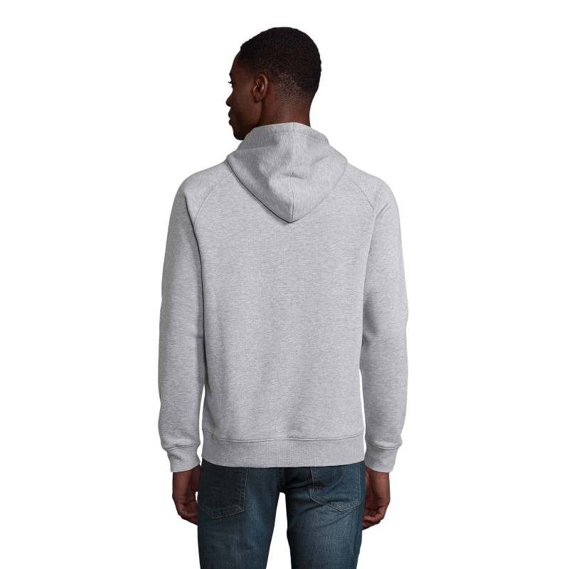 SUDADERA ECOLÓGICA UNISEX CON CAPUCHA