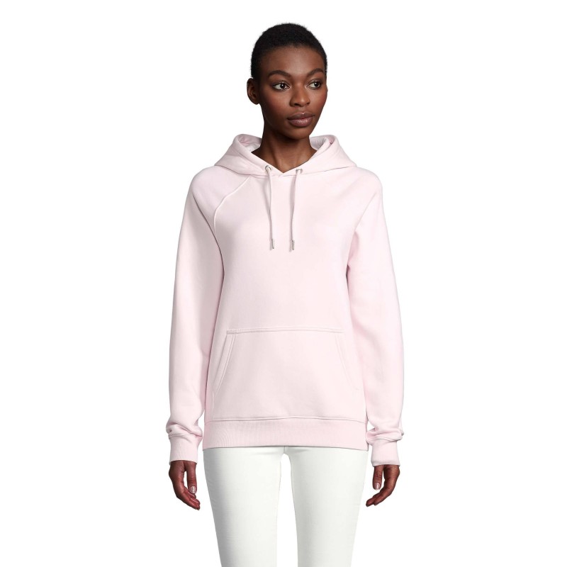 SUDADERA ECOLÓGICA UNISEX CON CAPUCHA
