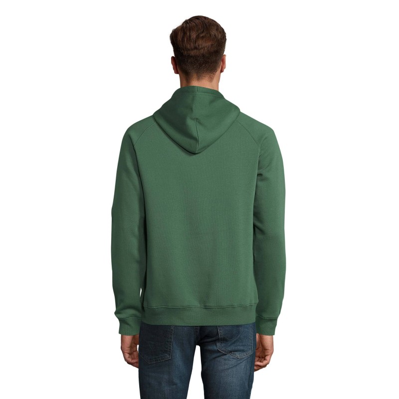 SUDADERA ECOLÓGICA UNISEX CON CAPUCHA