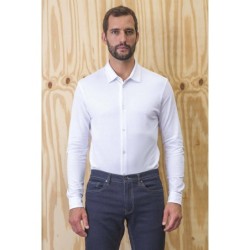 ⭐ CAMISA PIQUÉ ALGODÓN ECOLÓGICO | Azules de Vergara