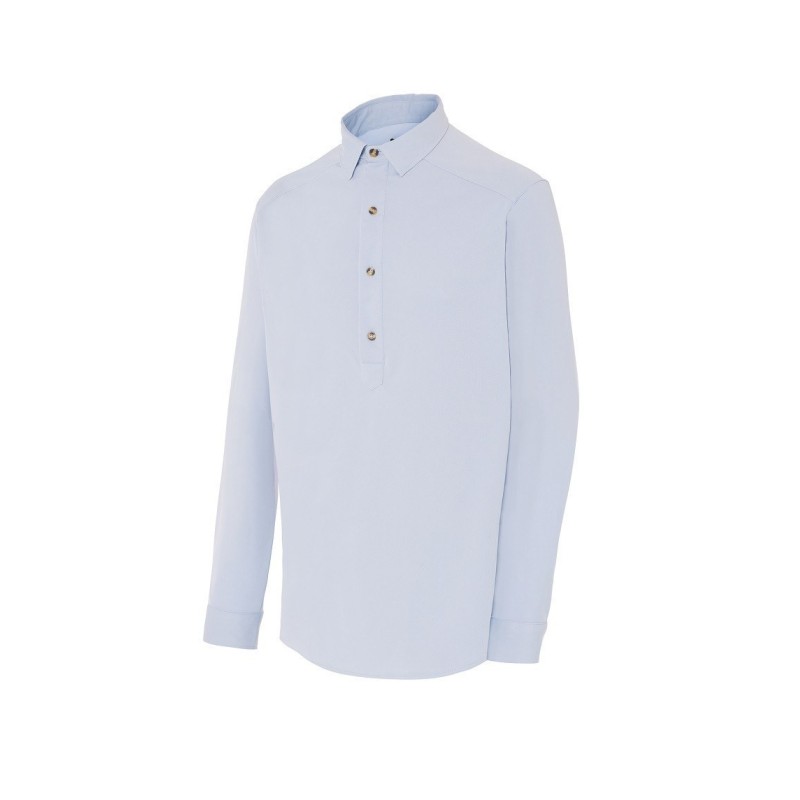 CAMISA ESTILO POLO MANGA LARGA