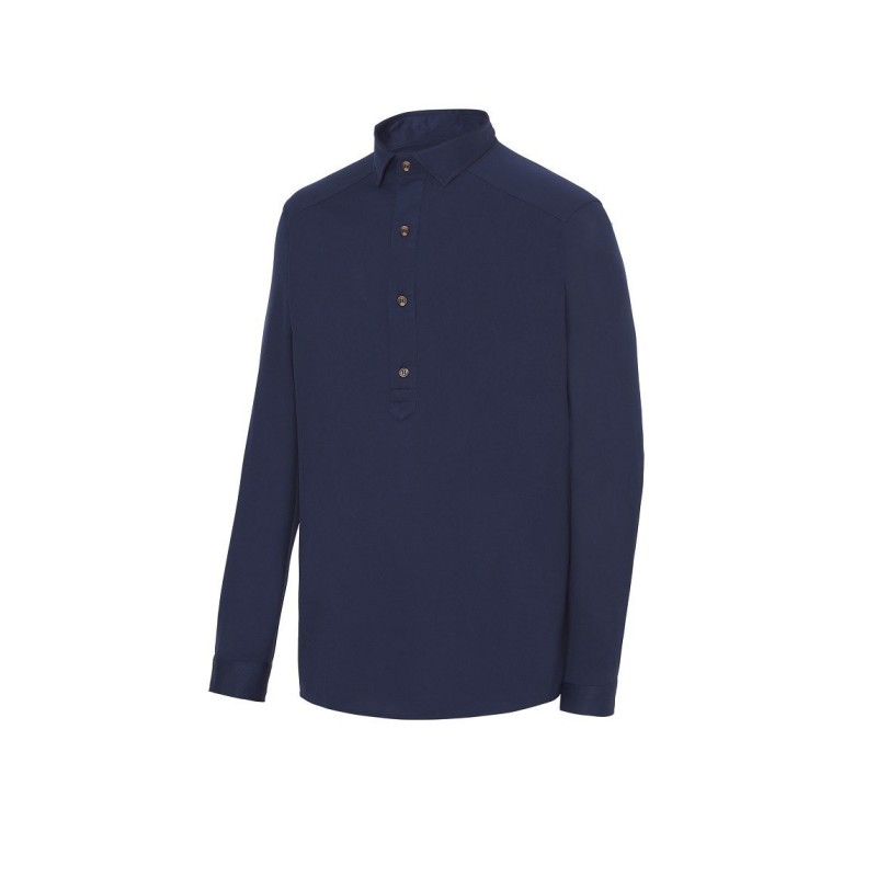CAMISA ESTILO POLO MANGA LARGA