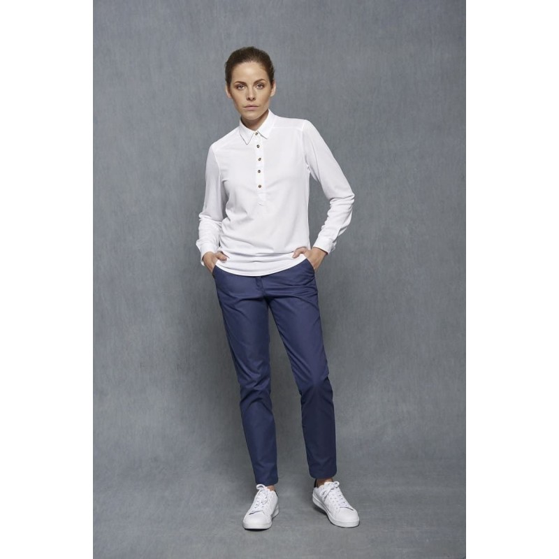 CAMISA SRA ESTILO POLO M/L