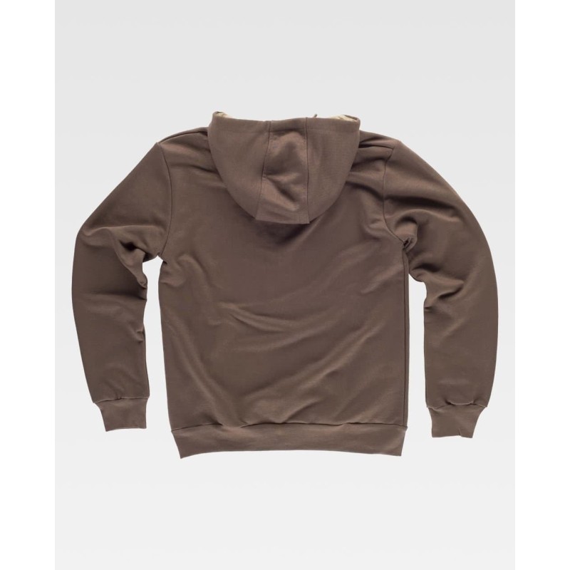 SUDADERA COMBINADA CON CAPUCHA