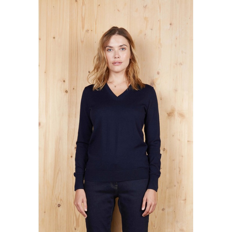 JERSEY DE CHICA ECOLÓGICO CUELLO V