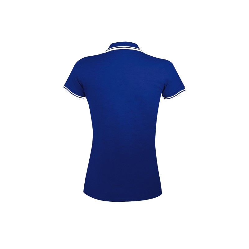 POLO MUJER COMBINADO 100% ALGODÓN