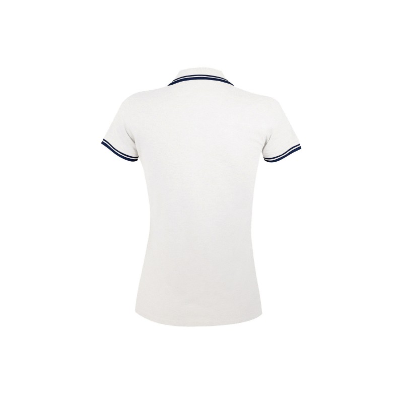 POLO MUJER COMBINADO 100% ALGODÓN