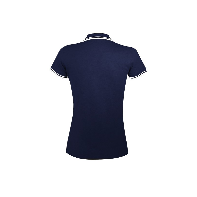 POLO MUJER COMBINADO 100% ALGODÓN
