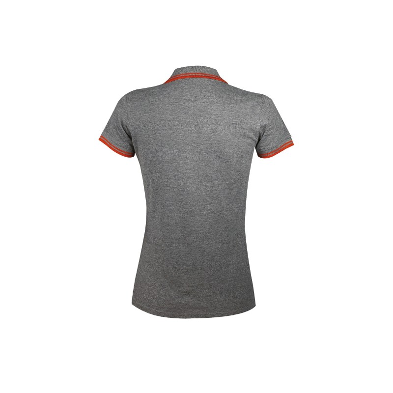 POLO MUJER COMBINADO 100% ALGODÓN