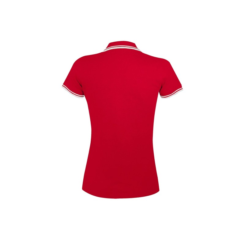 POLO MUJER COMBINADO 100% ALGODÓN