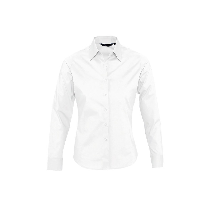 CAMISA MUJER ELASTANO MANGA LARGA