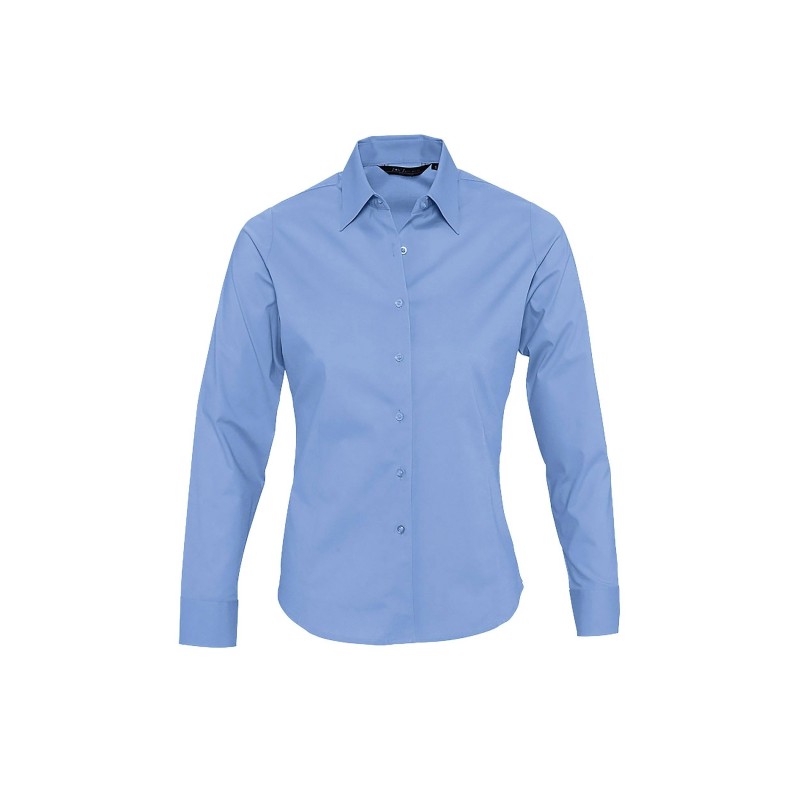 CAMISA MUJER ELASTANO MANGA LARGA