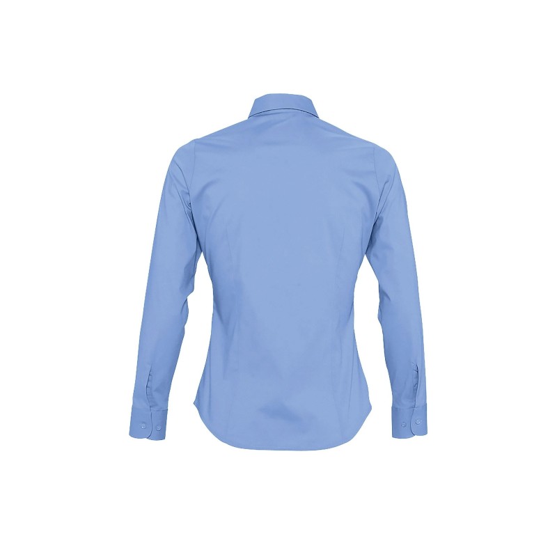 CAMISA MUJER ELASTANO MANGA LARGA