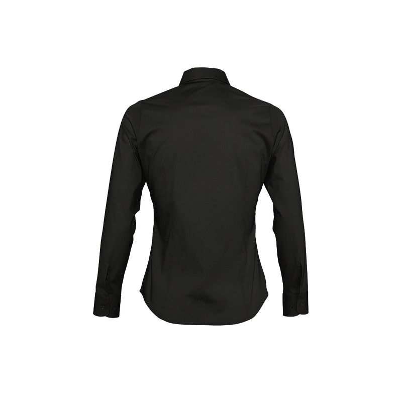 CAMISA MUJER ELASTANO MANGA LARGA