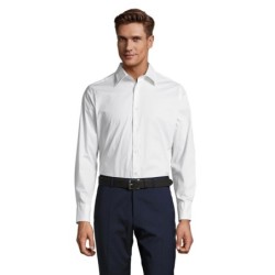 ⭐ CAMISA MANGA LARGA HOMBRE ELASTANO | Azules de Vergara