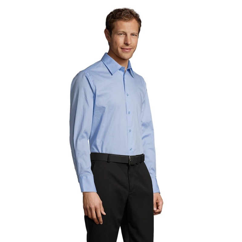 CAMISA MANGA LARGA HOMBRE ELASTANO
