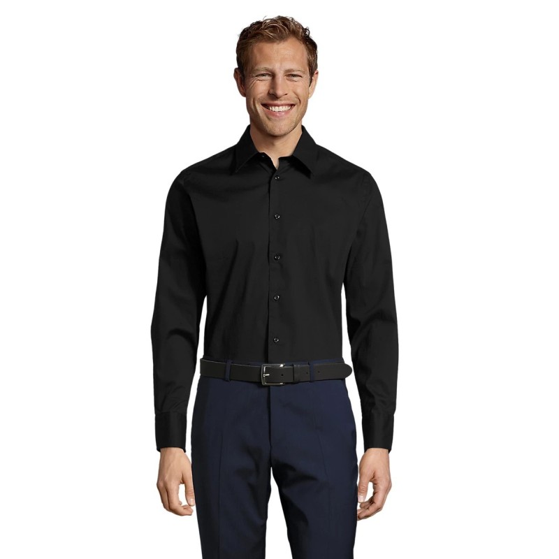 CAMISA MANGA LARGA HOMBRE ELASTANO